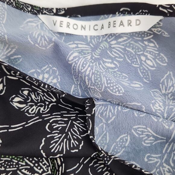 Veronica Beard -203 Floral Pure Silk Tank Cami Top Adjustable Spaghetti Straps 8 - Picture 4 of 7